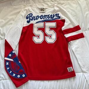 very rare brooklyn dodgers long sleeve graphic t shirt